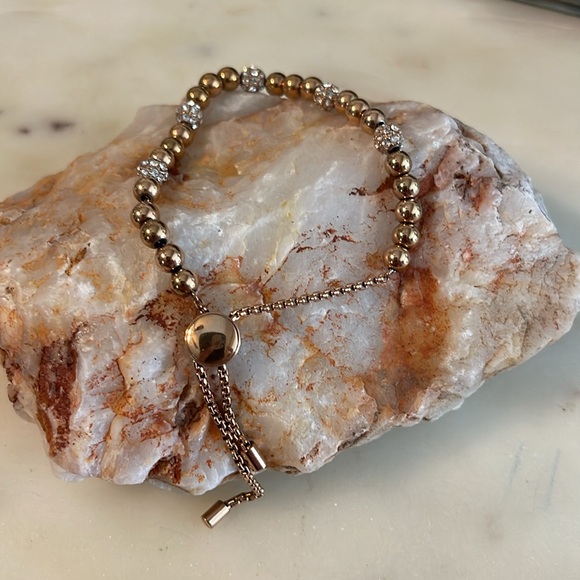 Michael Kors Rose Gold Slider Bracelet - Picture 3 of 5